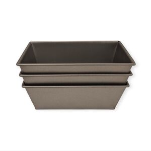 CHICAGO METALLIC Mini Loaf Pans Non-Stick 6x3 3PC Set
